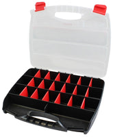 21 Compartment Professional Tool Organiser Case Box Storage Screw Nail Nut Bolt